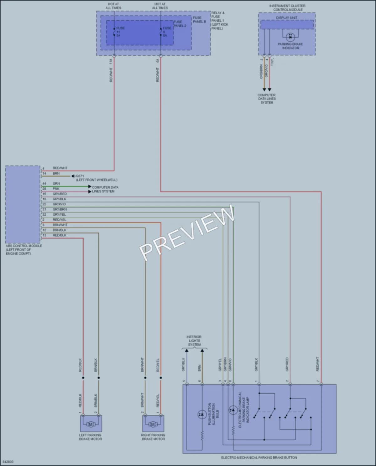 2022 Audi SQ5 Shift Interlock wiring diagram preview