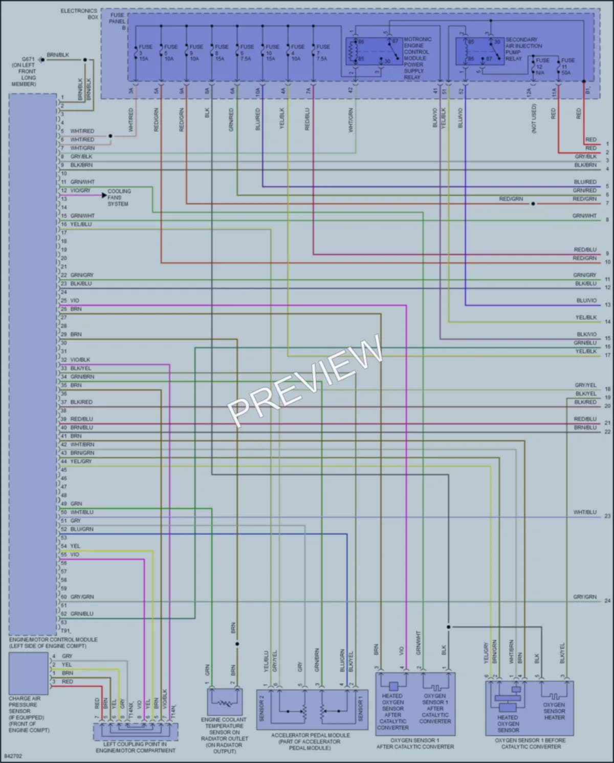 2022 Audi TTS Engine Performance wiring diagram preview