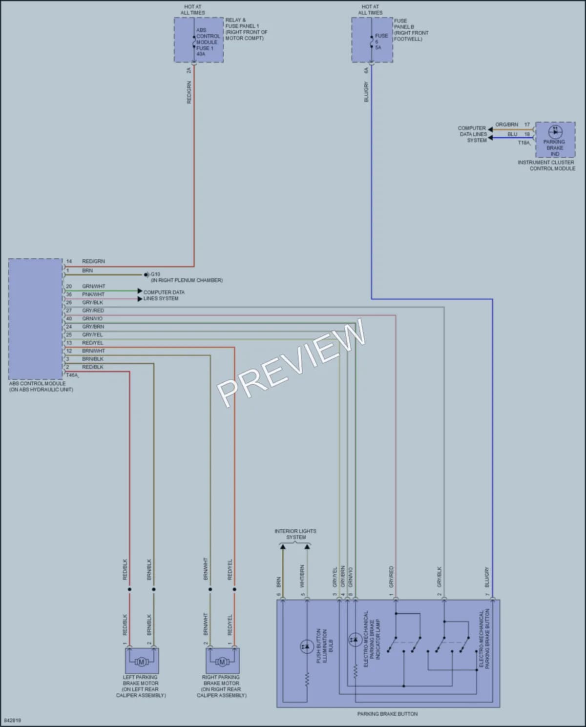 2022 Audi etronS Shift Interlock wiring diagram preview
