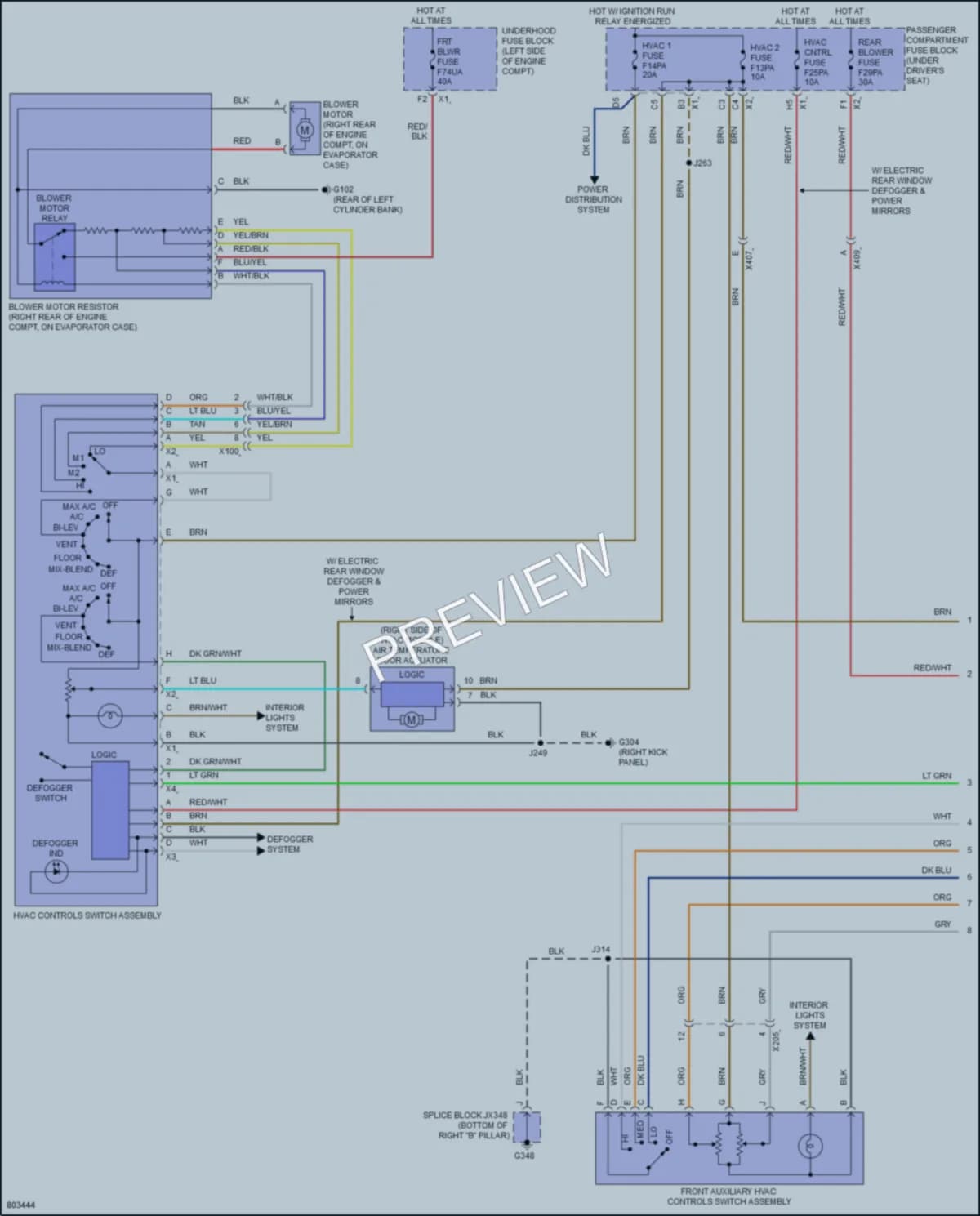 2022 Chevrolet 2500Express Air Conditioning wiring diagram preview