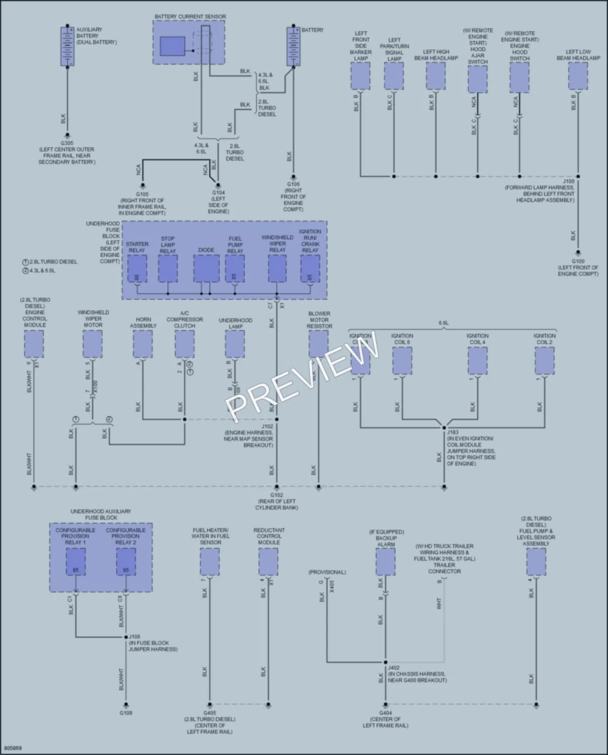 2022 Chevrolet 3500Express Ground Distribution wiring diagram preview