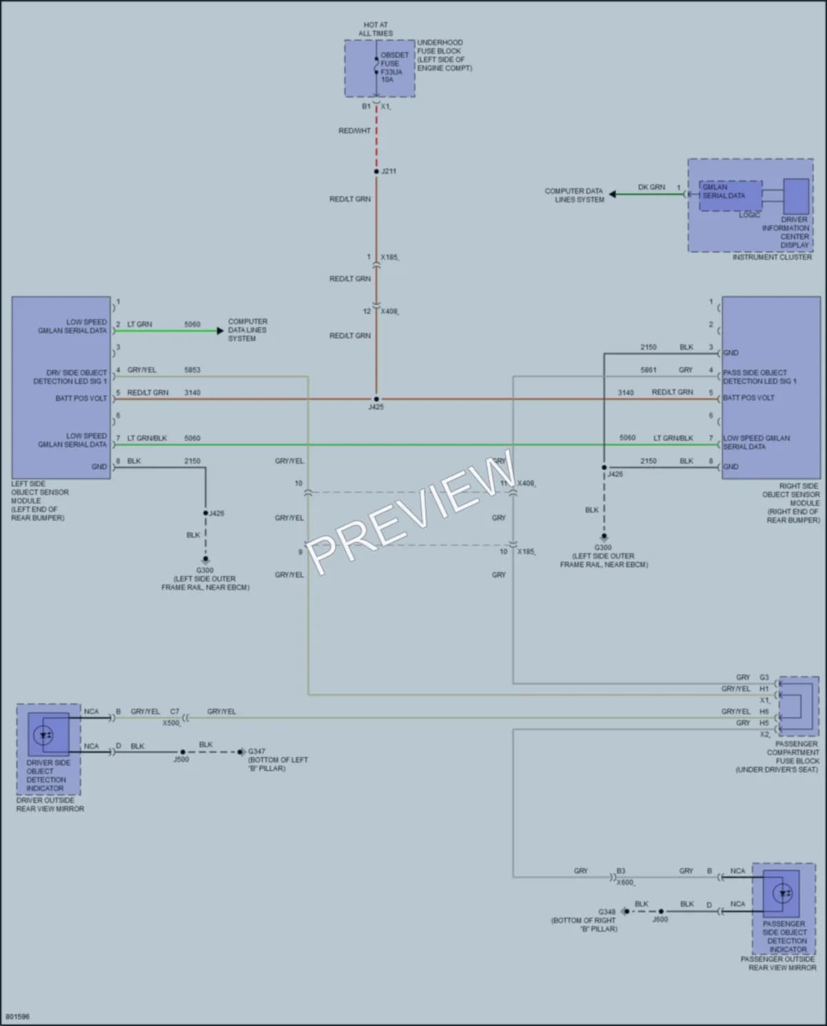2022 Chevrolet 3500Express Navigation wiring diagram preview