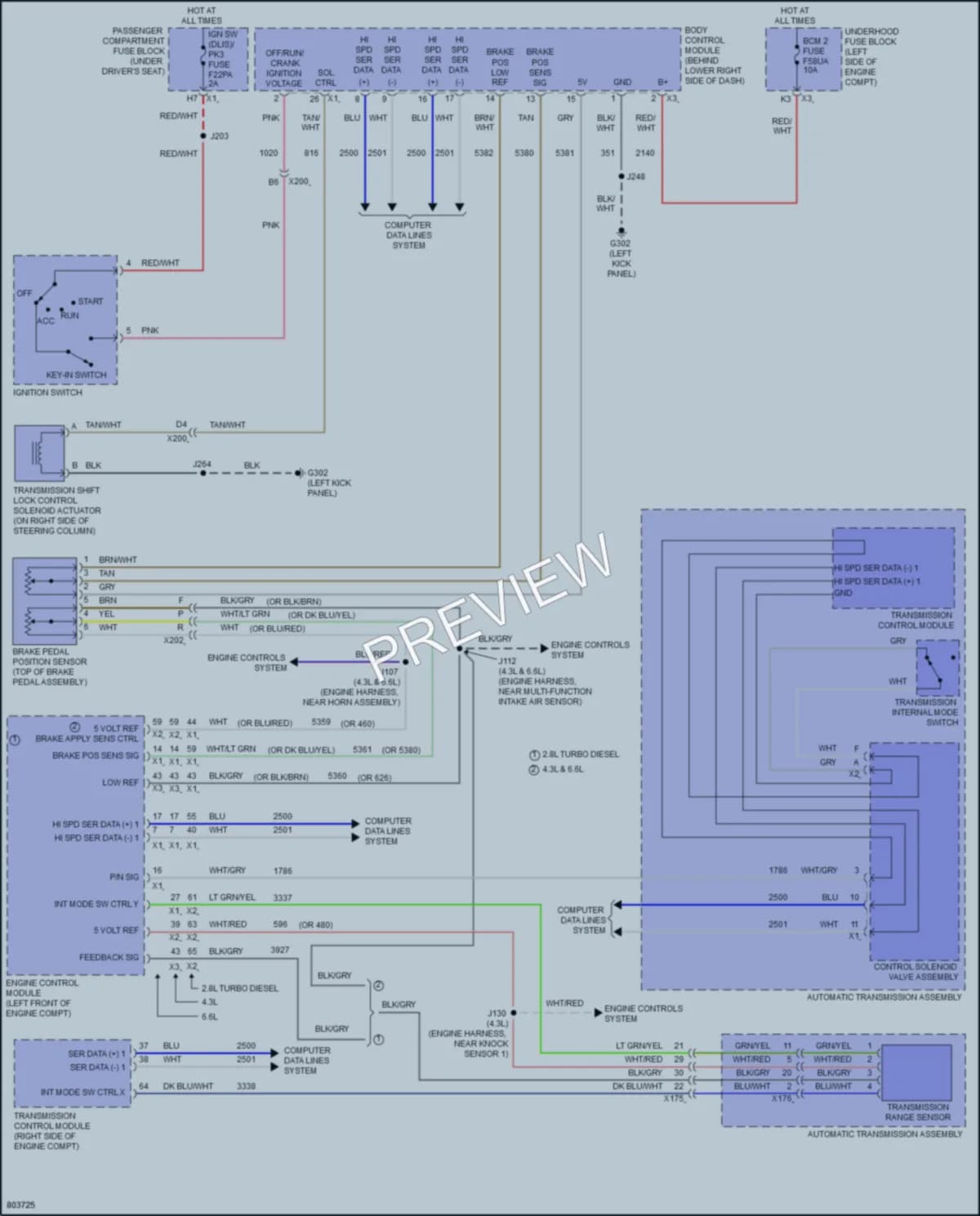 2022 Chevrolet 3500Express Shift Interlock wiring diagram preview