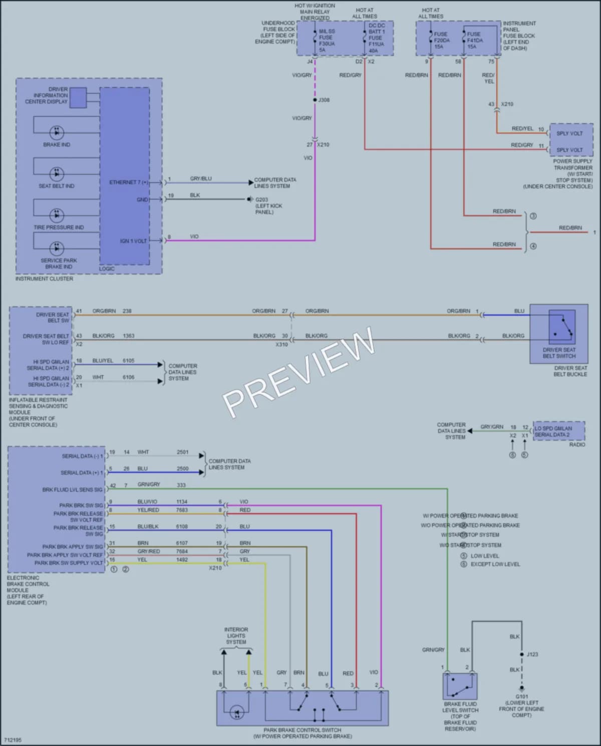 2022 Chevrolet Malibu Warning Systems wiring diagram preview