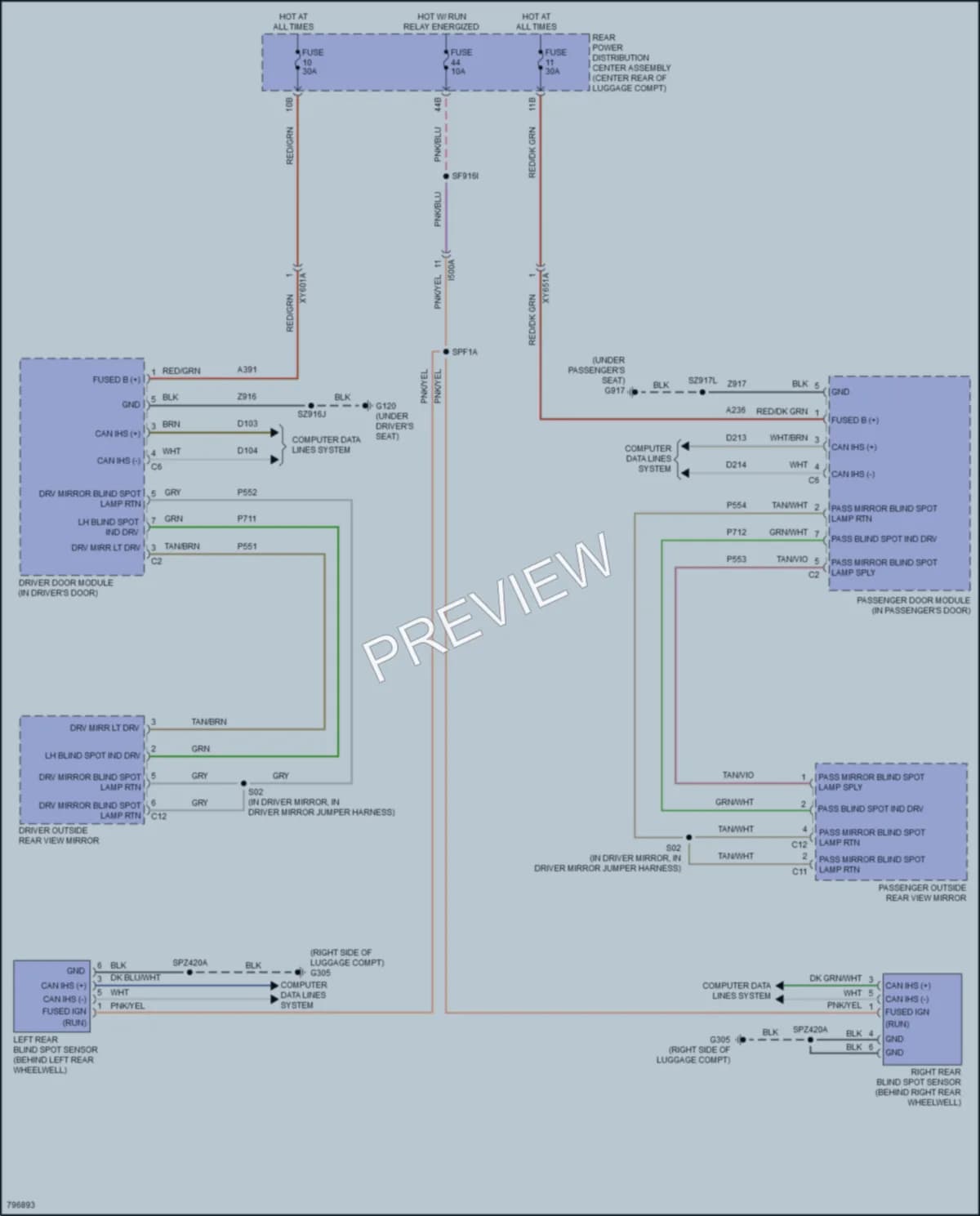 2022 Chrysler 300 Navigation wiring diagram preview
