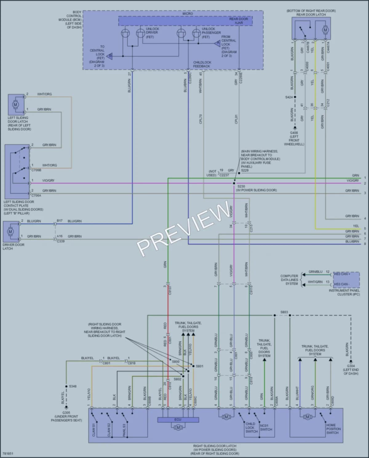 2022 Ford 250Transit Anti Theft wiring diagram preview
