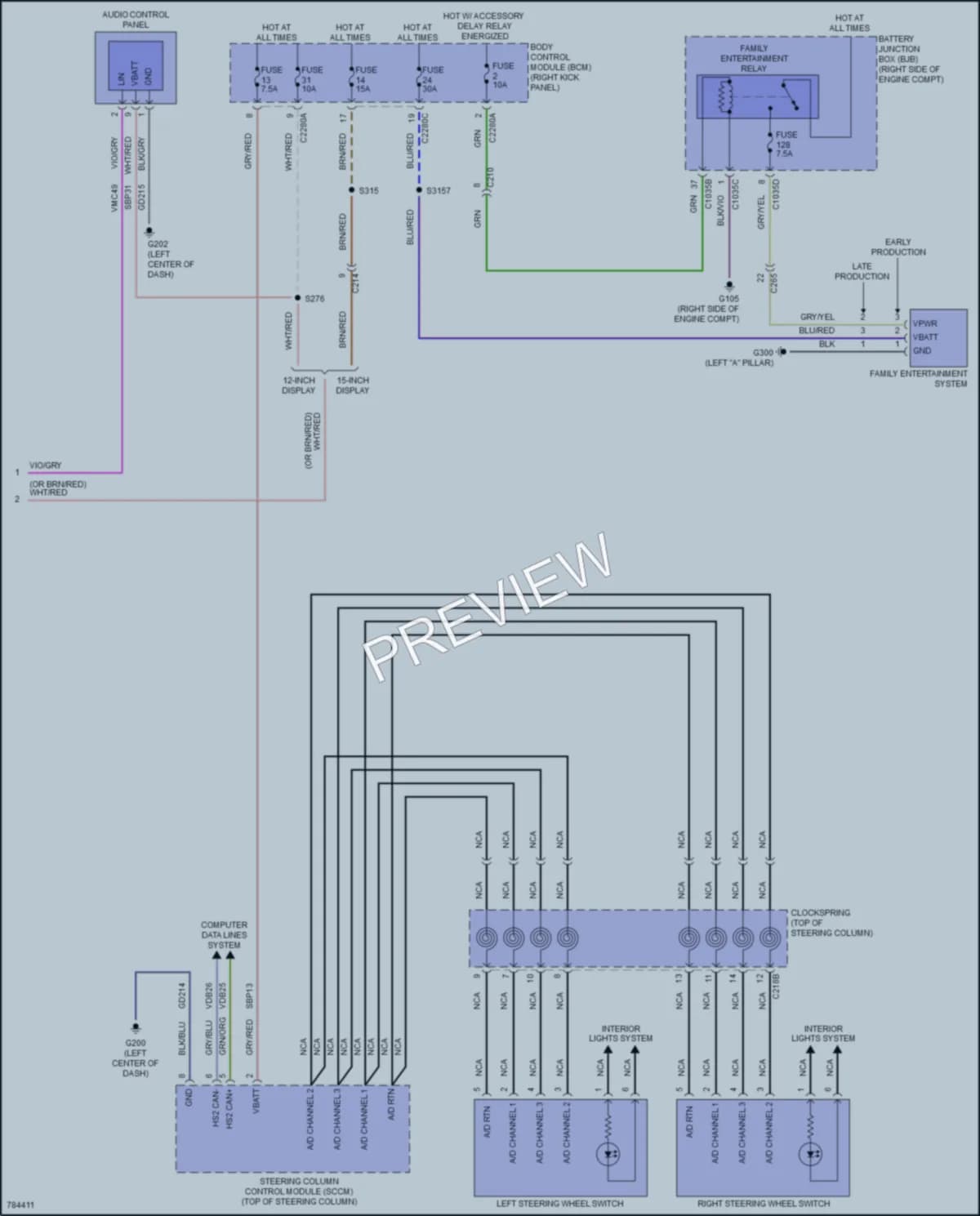 2022 Ford ExpeditionMAX Navigation wiring diagram preview