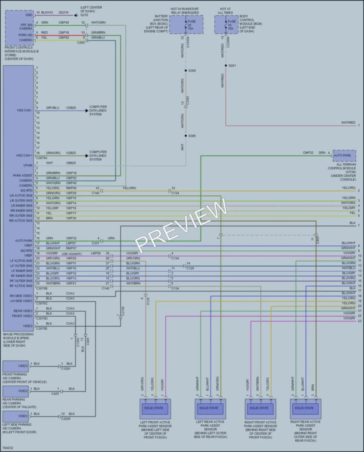 2022 Ford Explorer Navigation wiring diagram preview