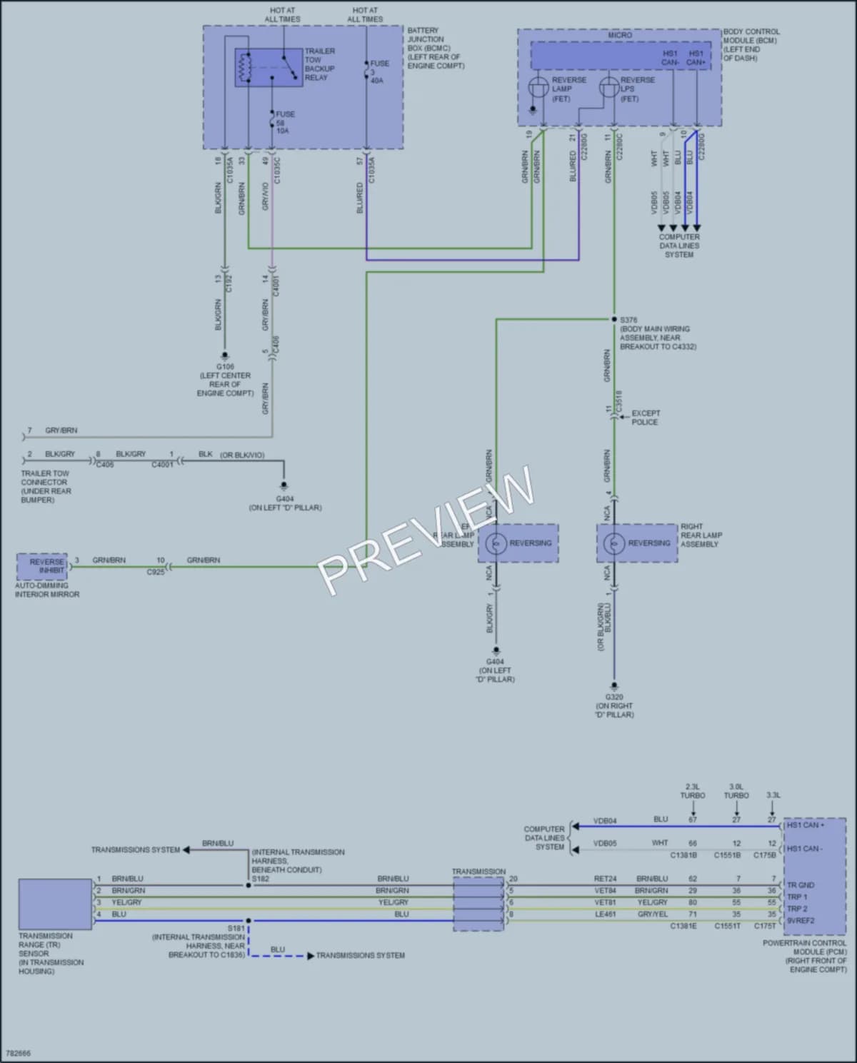 2022 Ford ExplorerHybrid Exterior Lights wiring diagram preview
