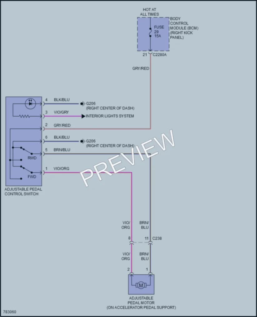 2022 Ford F350SuperDuty Power Seats wiring diagram preview