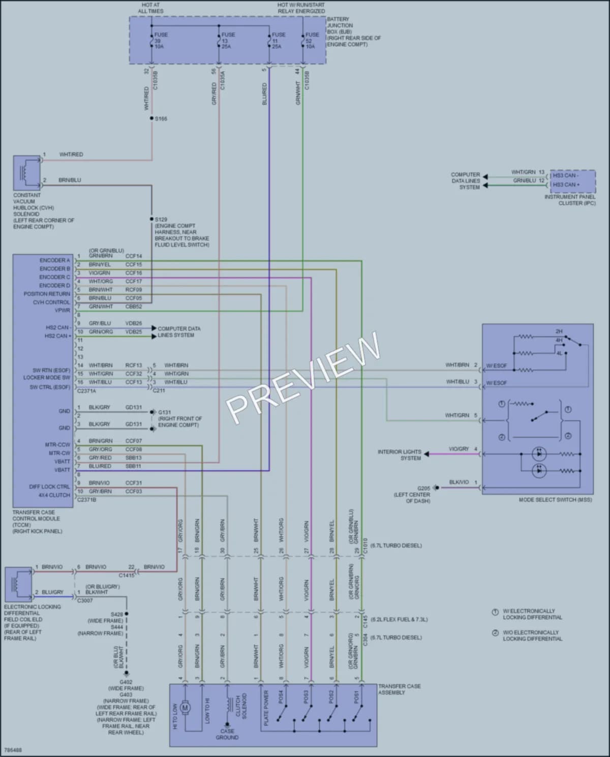 2022 Ford F450SuperDuty Transmission wiring diagram preview