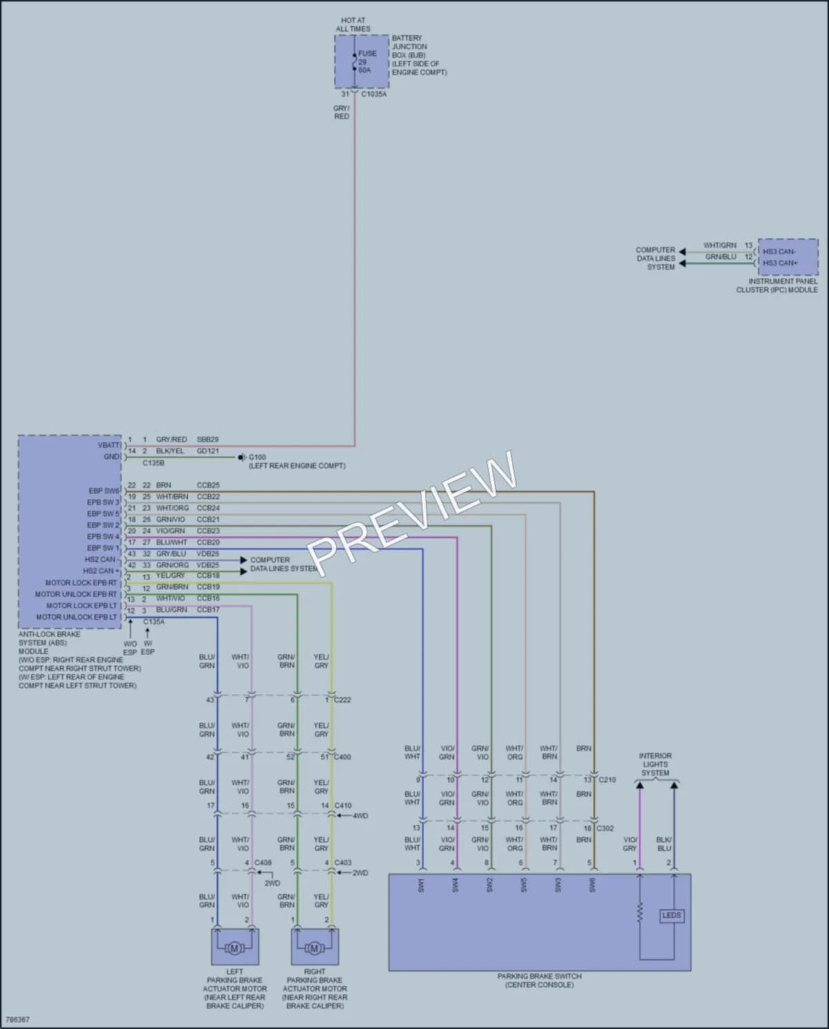 2022 Ford MaverickHybrid Shift Interlock wiring diagram preview
