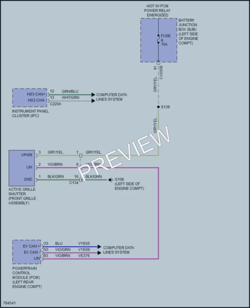 2022 Ford MustangMachE Active Bodyworks wiring diagram preview