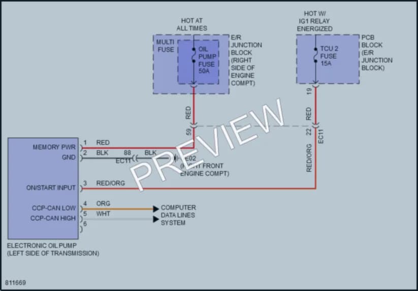 2022 Genesis GV70 Engine Performance wiring diagram preview