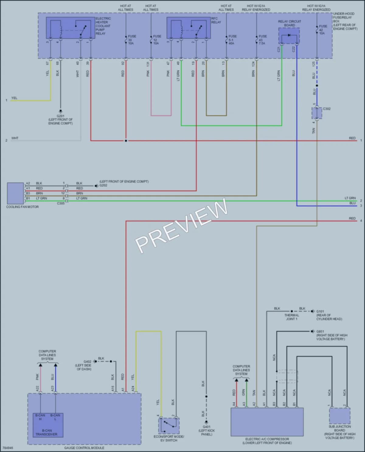 2022 Honda Accord Air Conditioning wiring diagram preview