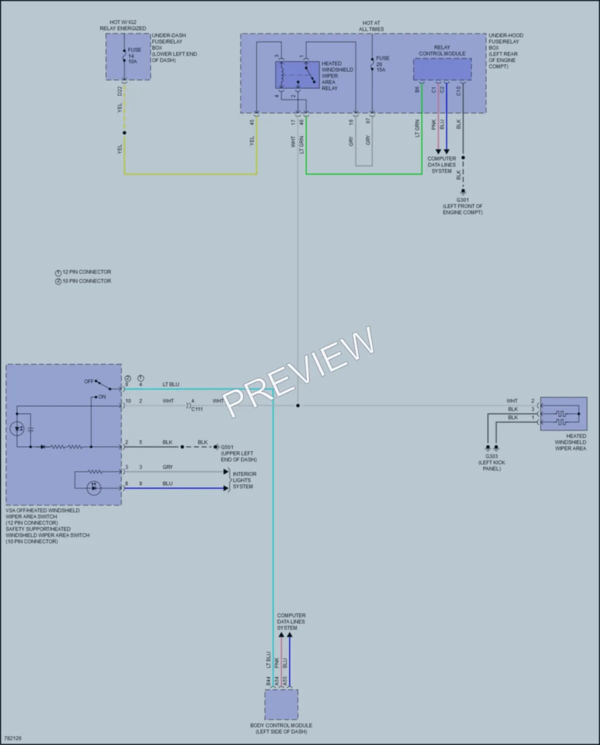 2022 Honda Accord Defoggers wiring diagram preview
