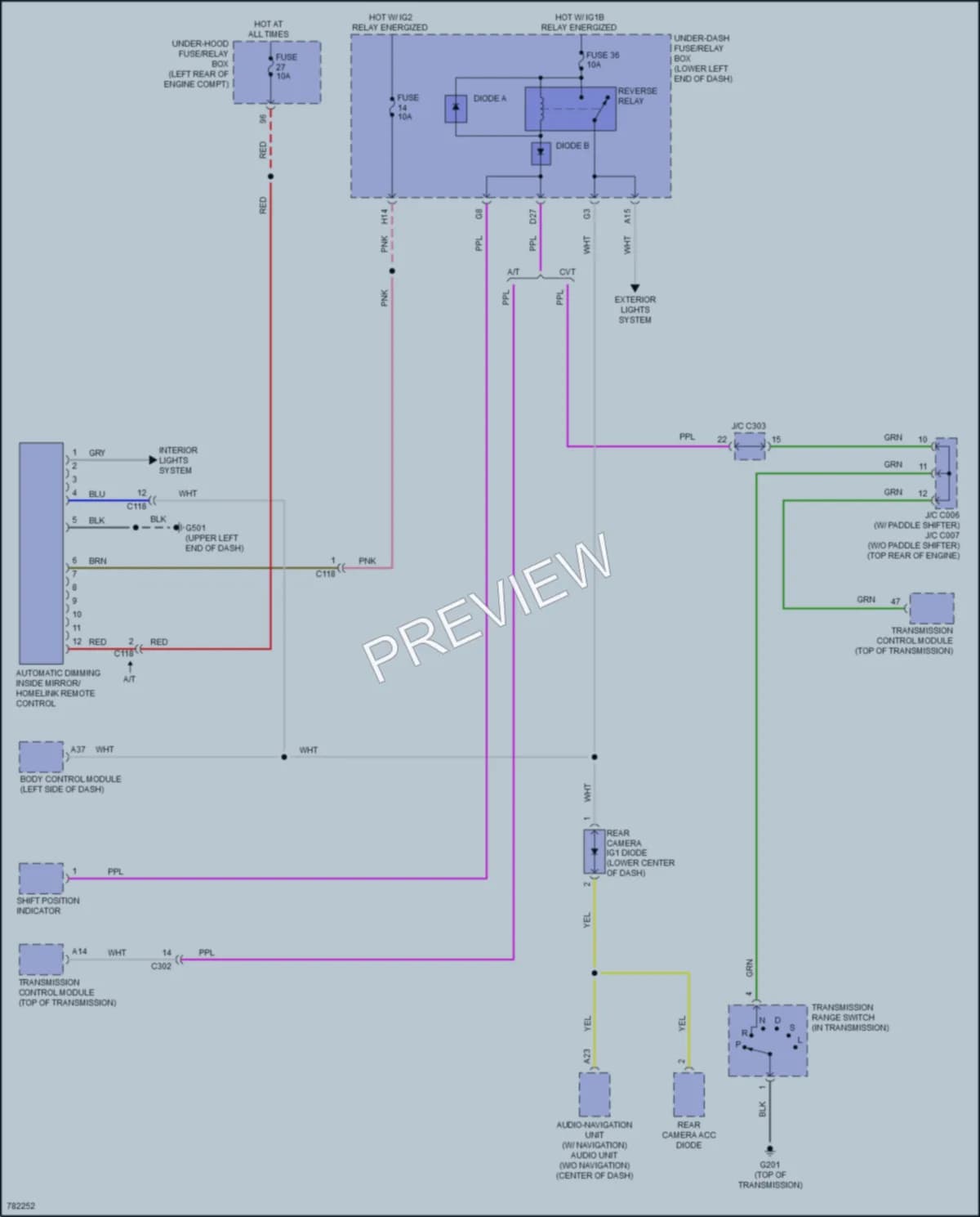 2022 Honda AccordHybrid Power Mirrors wiring diagram preview