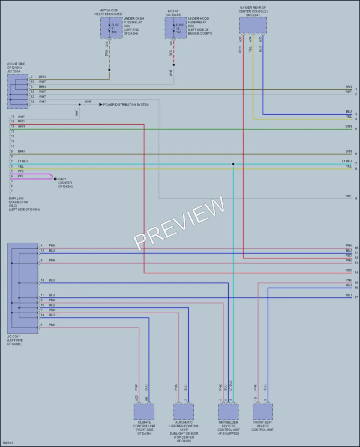2022 Honda CRVHybrid Computer Data Lines wiring diagram preview