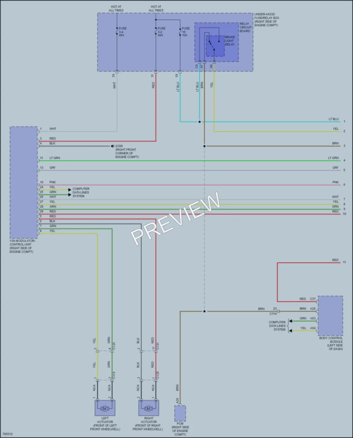 2022 Honda Insight Shift Interlock wiring diagram preview