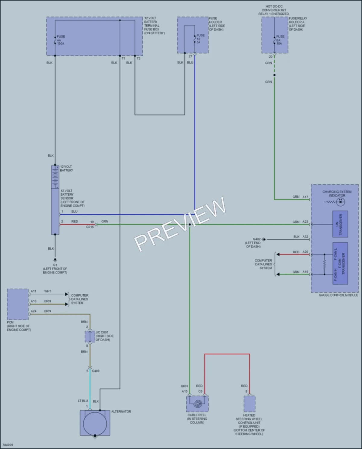 2022 Honda Odyssey Starting Charging wiring diagram preview