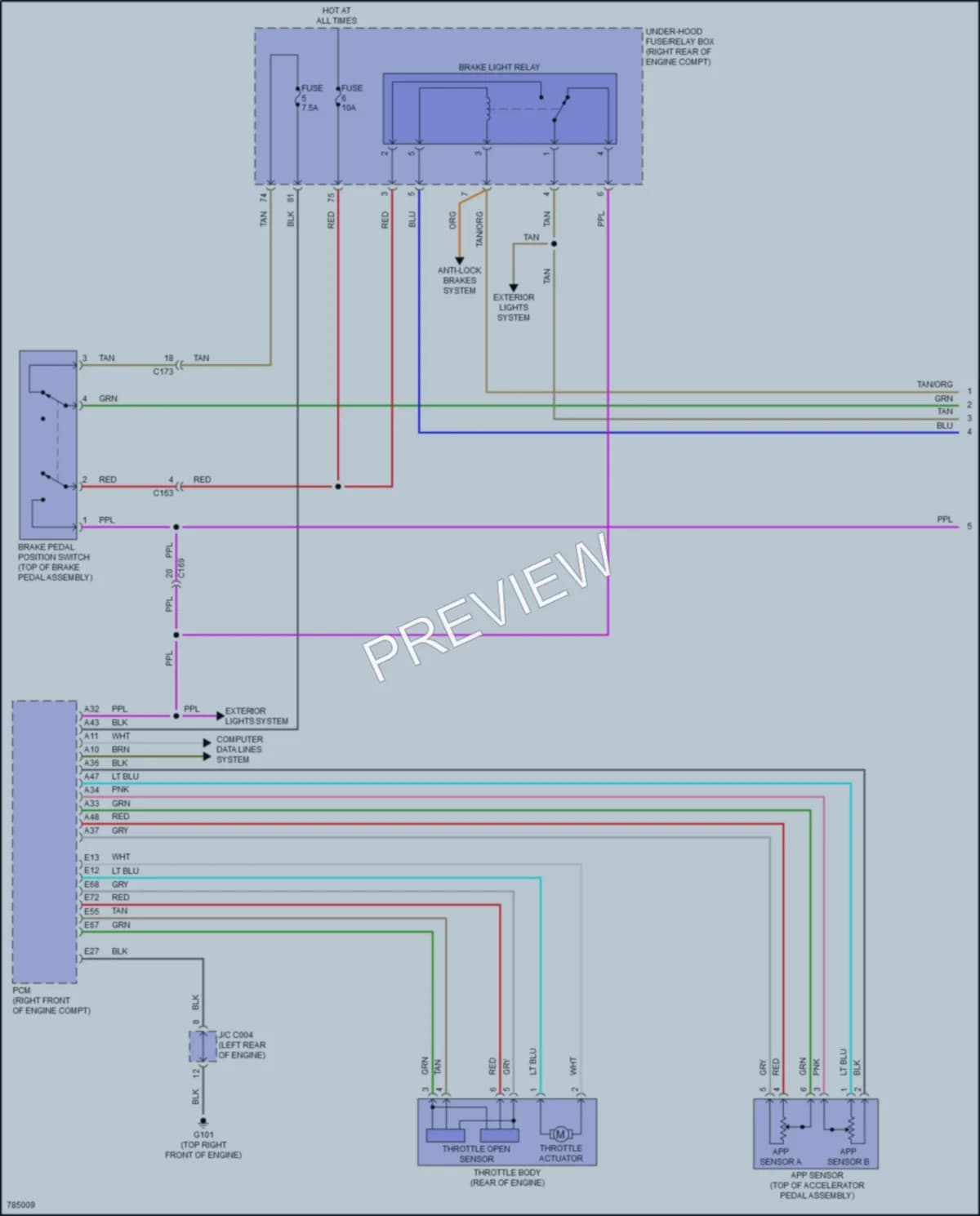 2022 Honda Passport Cruise Control wiring diagram preview