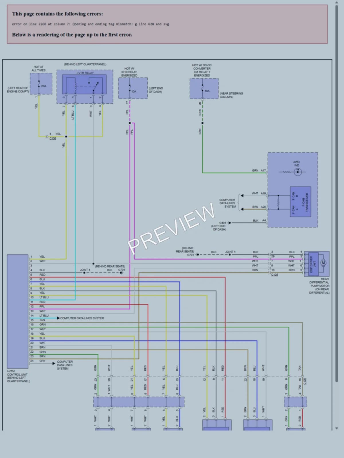 2022 Honda Passport Transmission wiring diagram preview