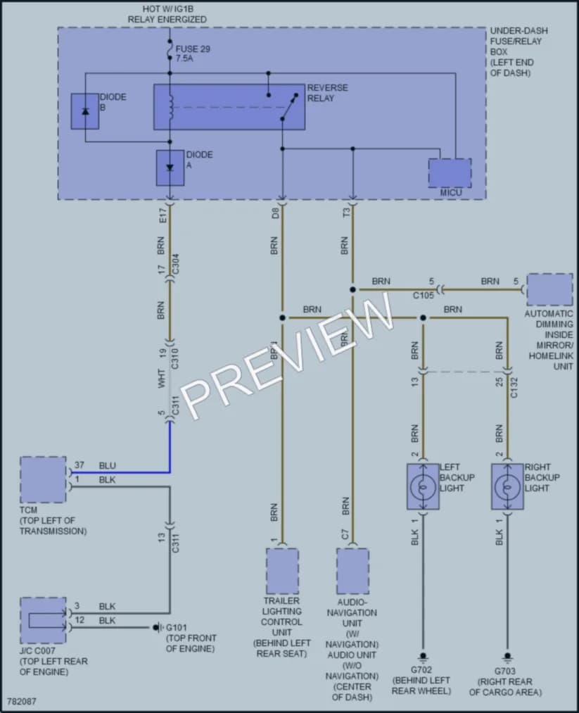 2022 Honda Ridgeline Exterior Lights wiring diagram preview