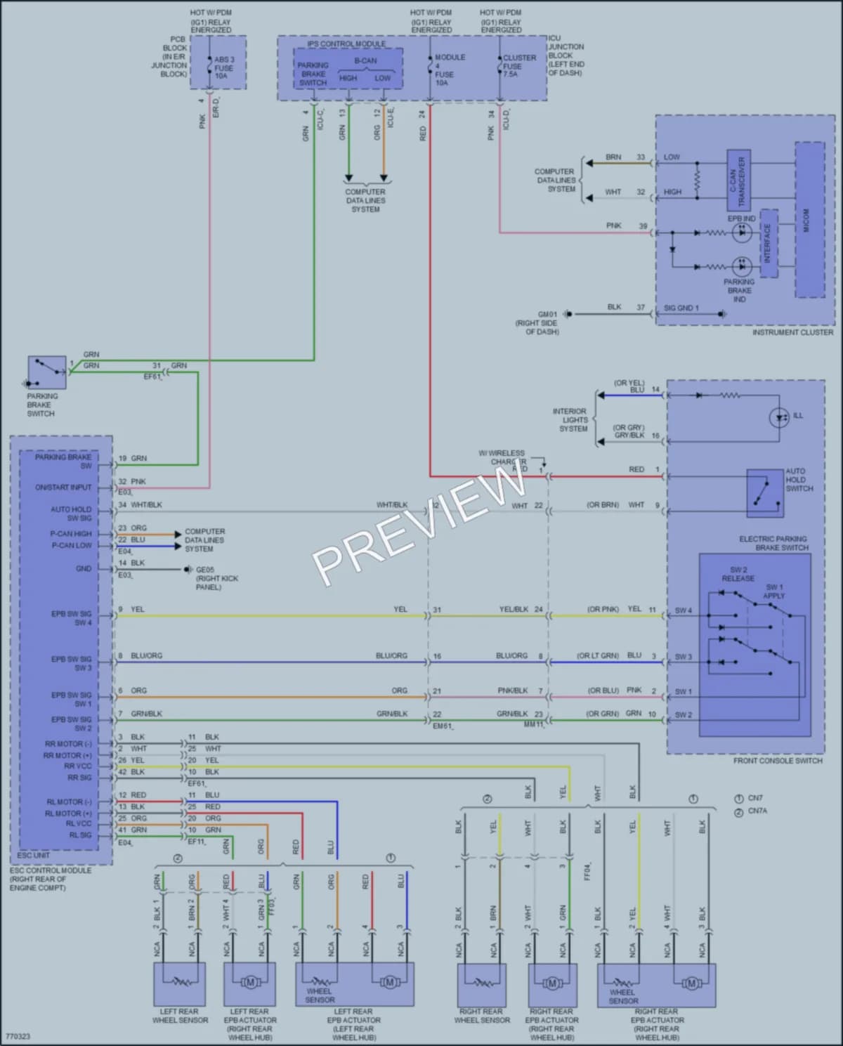 2022 Hyundai ElantraHybrid Shift Interlock wiring diagram preview