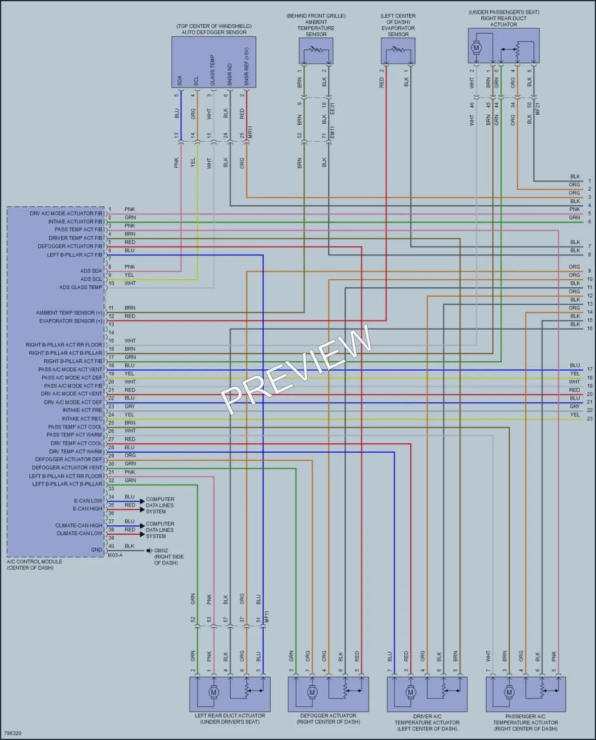 2022 Hyundai Ioniq5 Air Conditioning wiring diagram preview