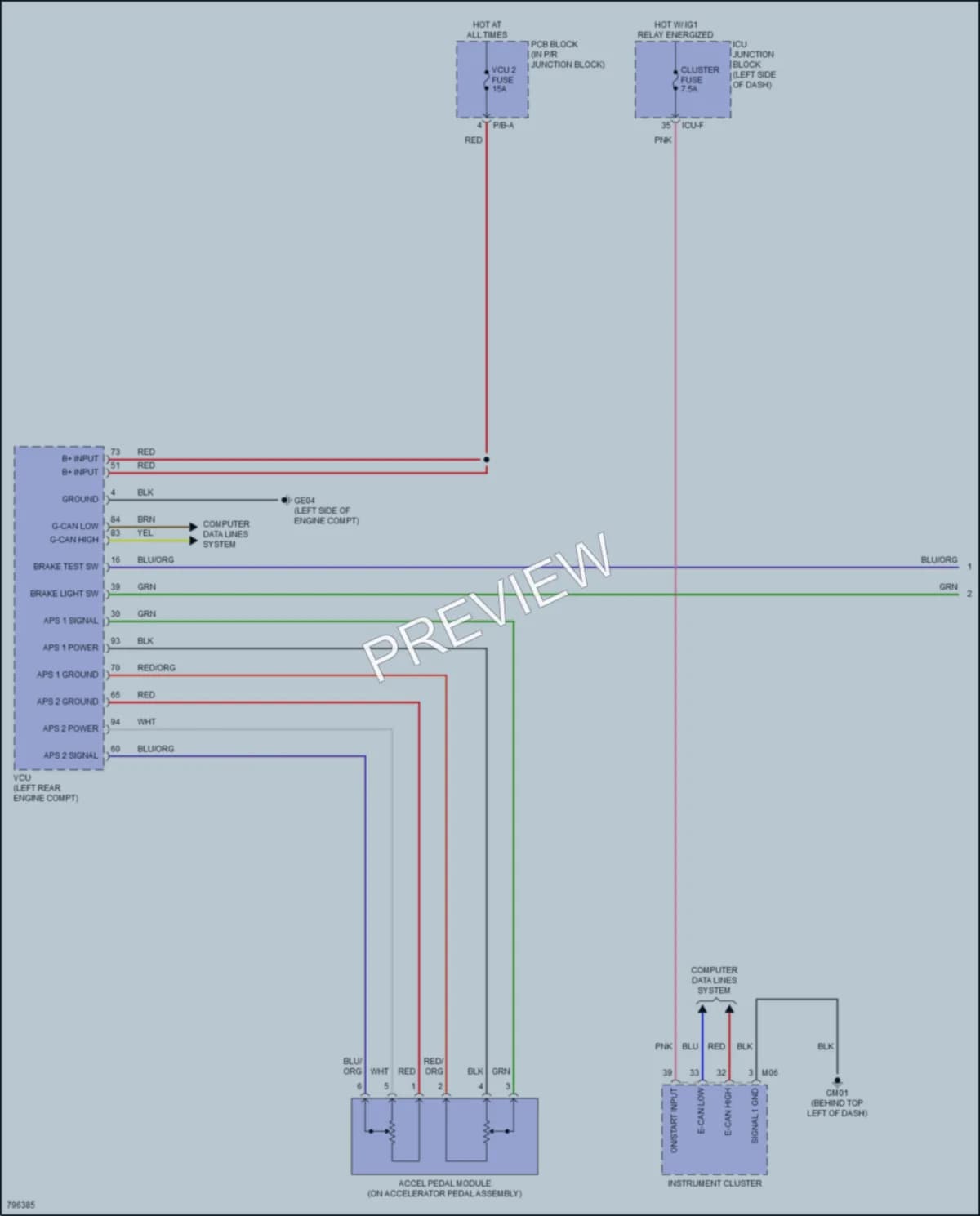 2022 Hyundai Ioniq5 Cruise Control wiring diagram preview
