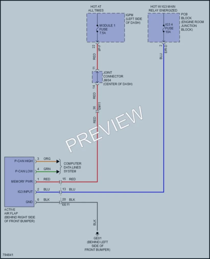 2022 Hyundai KonaElectric Active Bodyworks wiring diagram preview