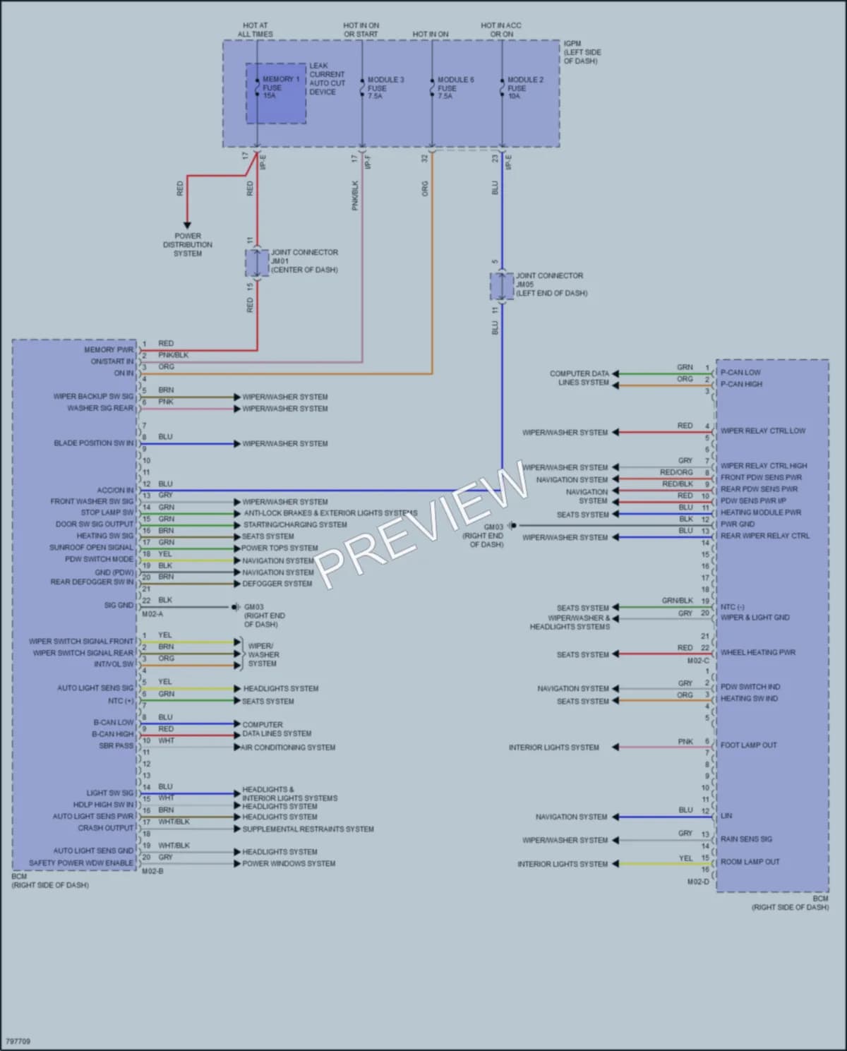 2022 Hyundai KonaElectric Body Control Modules wiring diagram preview