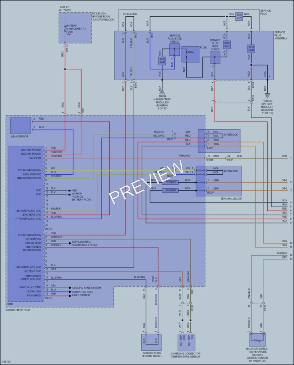 2022 Hyundai KonaElectric Engine Performance wiring diagram preview