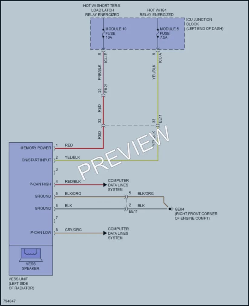 2022 Hyundai SantaFe Active Bodyworks wiring diagram preview