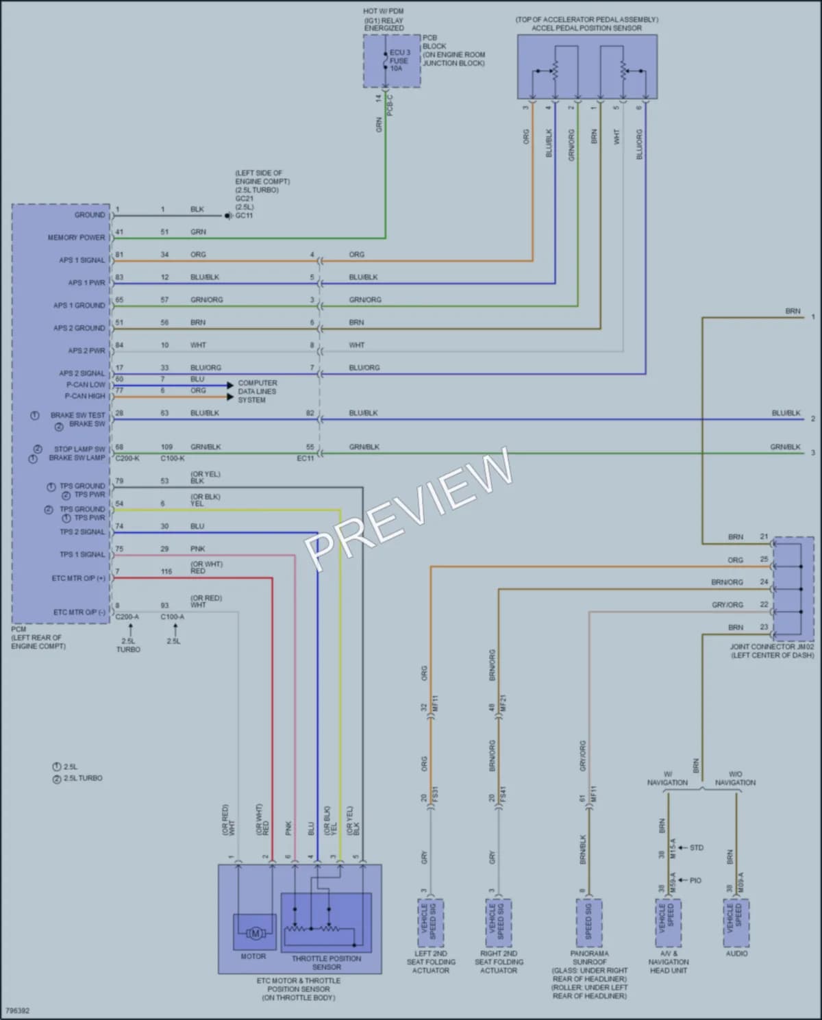 2022 Hyundai SantaFePlugIn Cruise Control wiring diagram preview