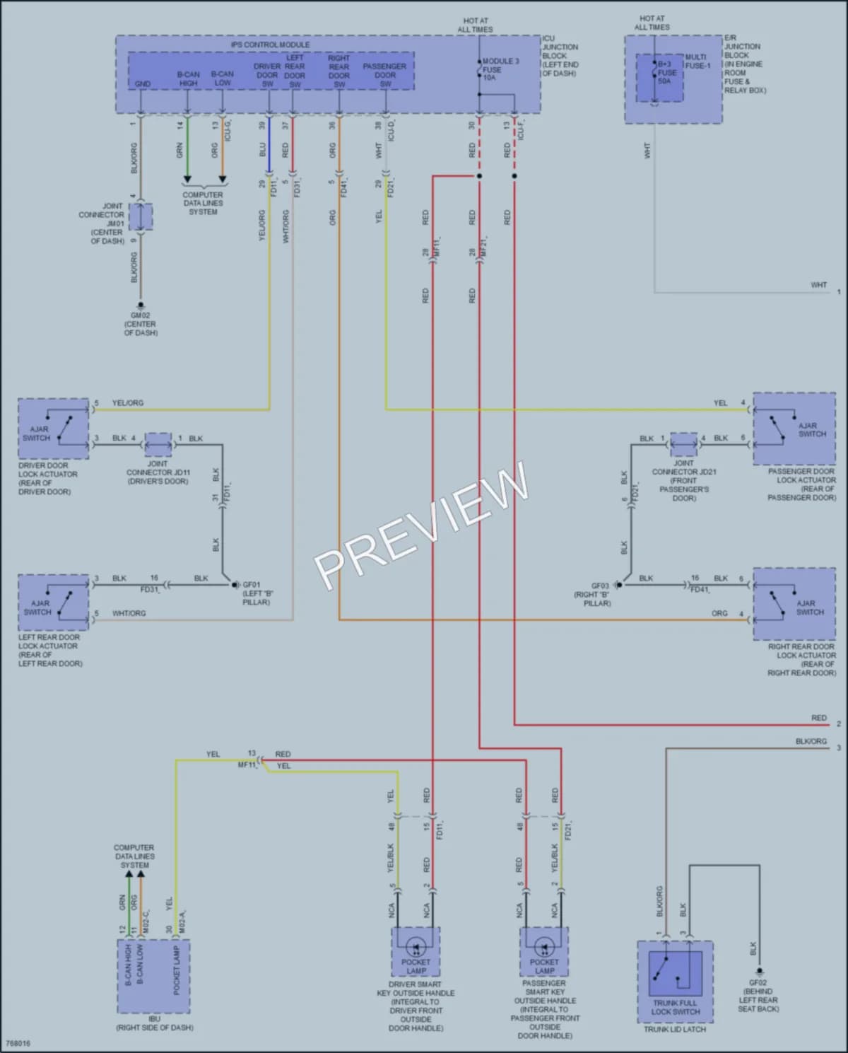2022 Hyundai Sonata Interior Lights wiring diagram preview