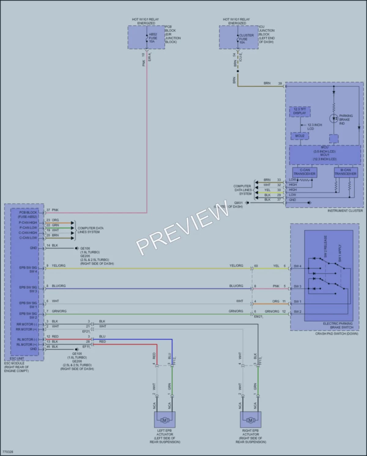 2022 Hyundai Sonata Shift Interlock wiring diagram preview