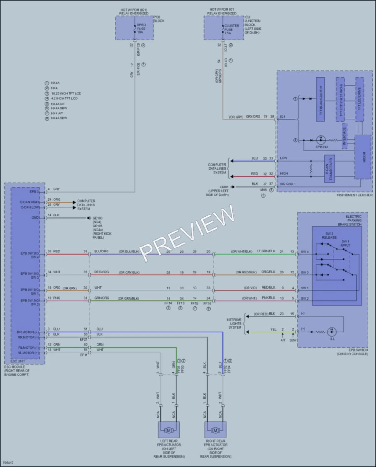 2022 Hyundai TucsonHybrid Shift Interlock wiring diagram preview