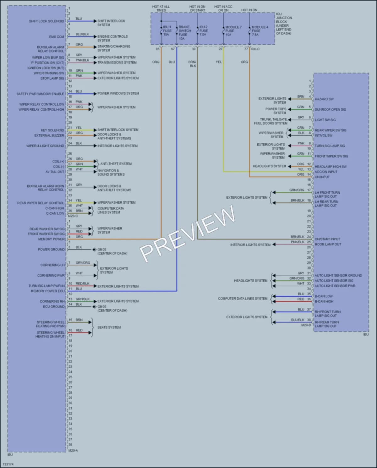 2022 Hyundai Venue Body Control Modules wiring diagram preview
