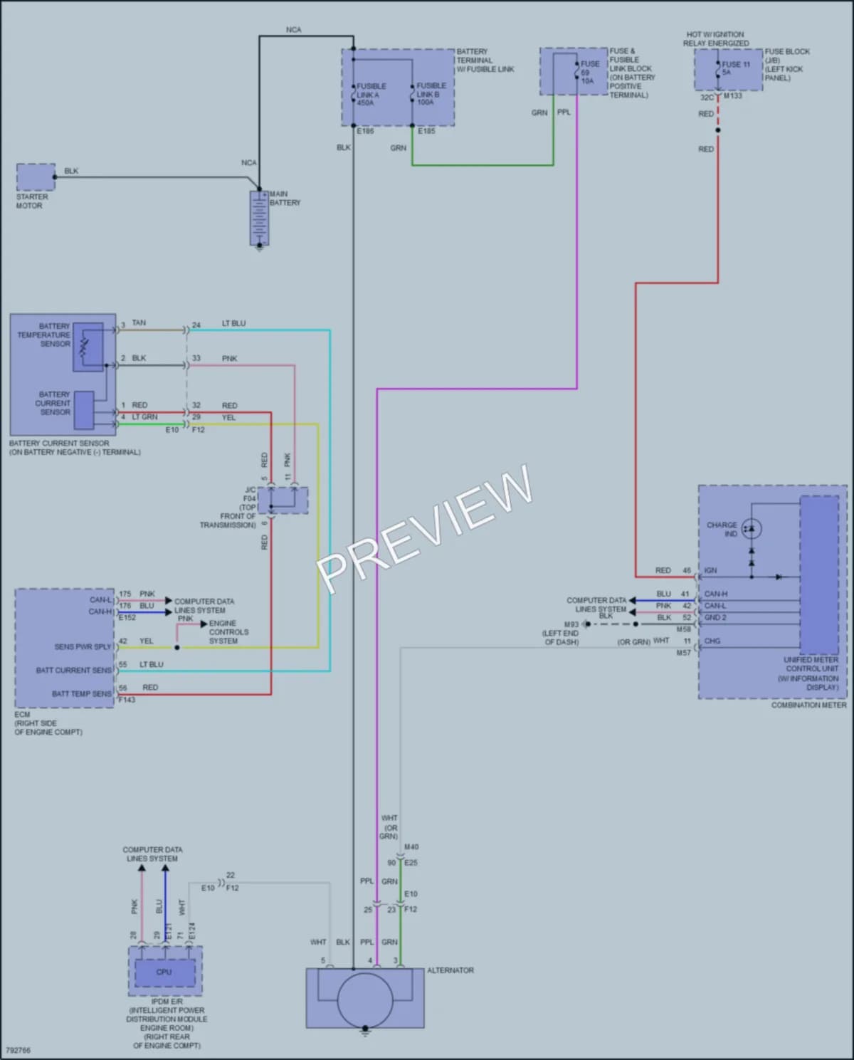 2022 Infiniti Q50 Starting Charging wiring diagram preview
