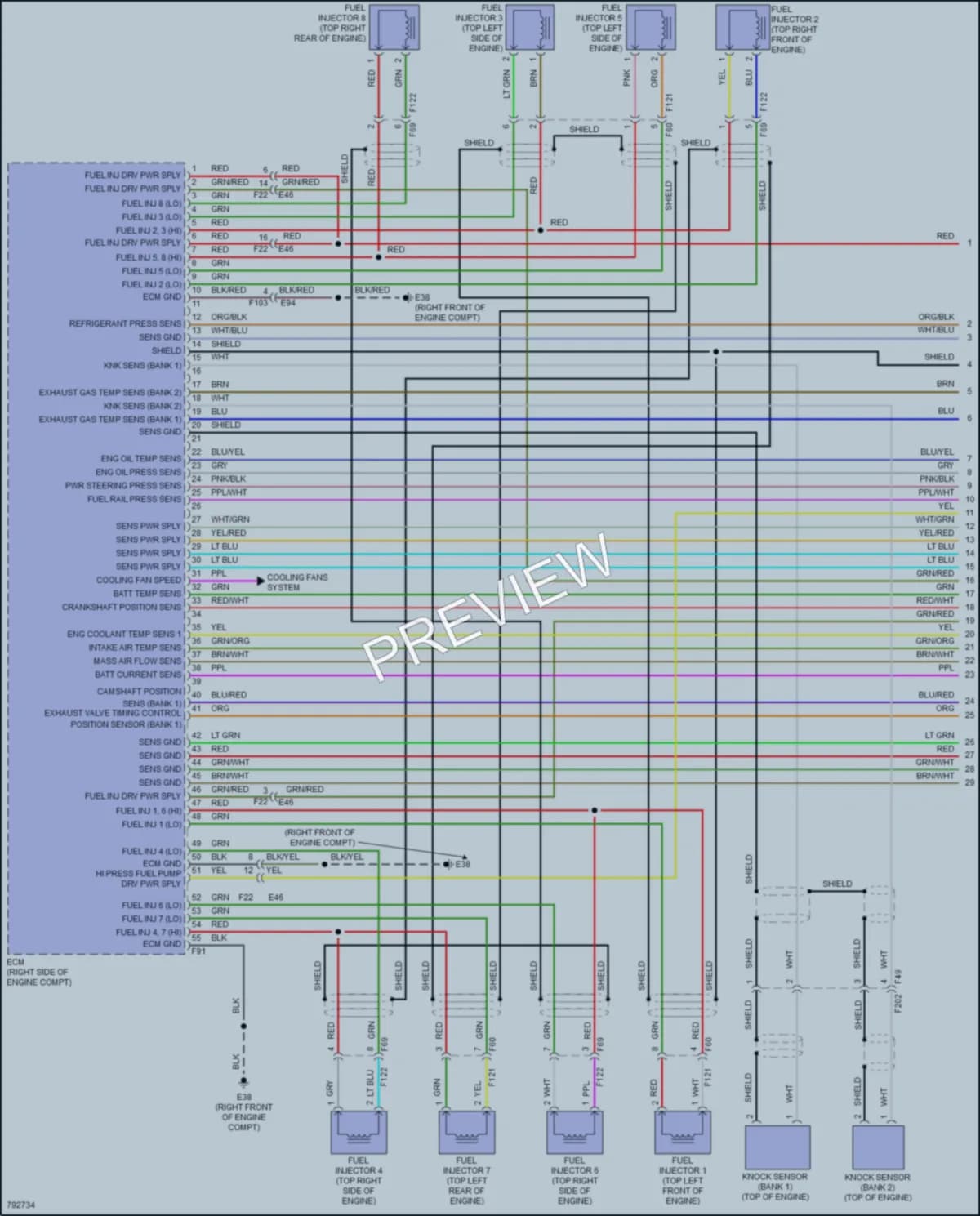 2022 Infiniti QX80 Engine Performance wiring diagram preview