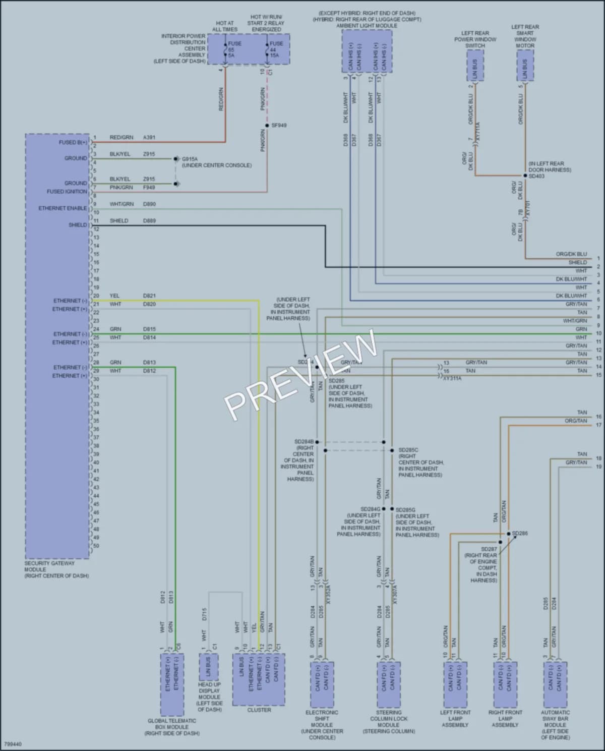 2022 Jeep GrandCherokee4XE Computer Data Lines wiring diagram preview