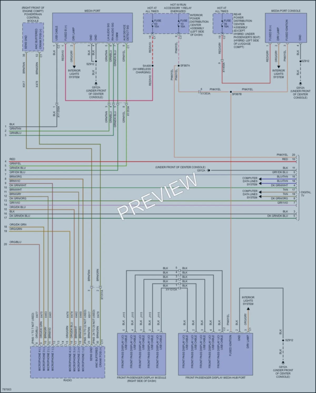 2022 Jeep GrandCherokeeL Navigation wiring diagram preview