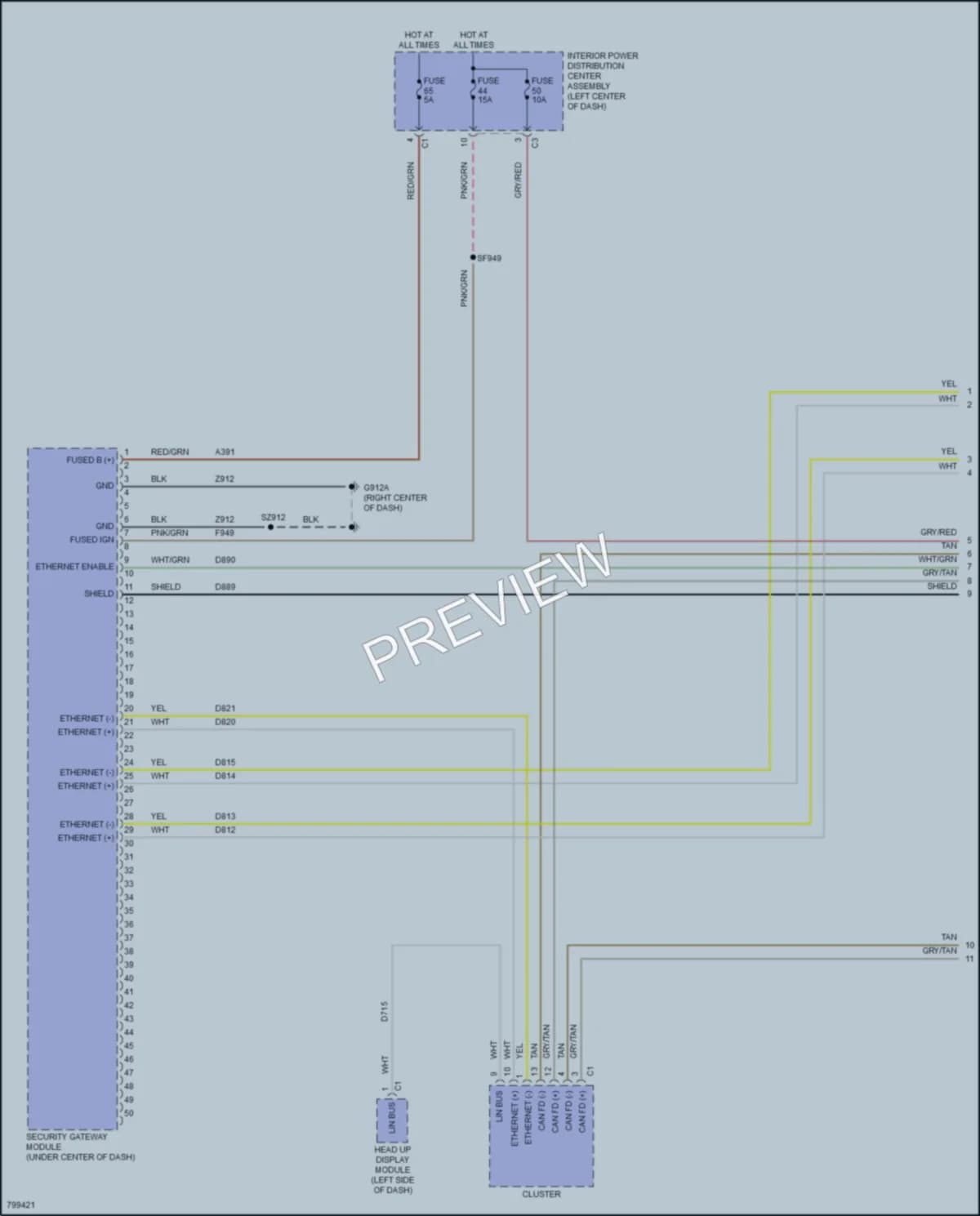 2022 Jeep GrandWagoneer Computer Data Lines wiring diagram preview