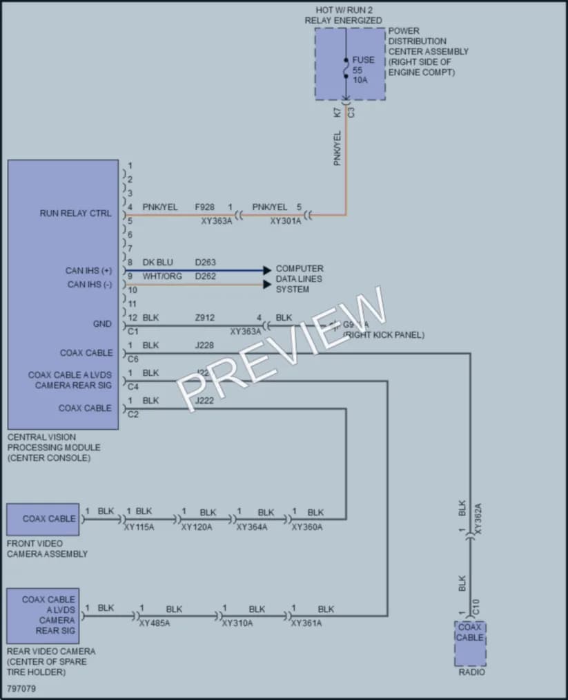 2022 Jeep WranglerUnlimited Navigation wiring diagram preview