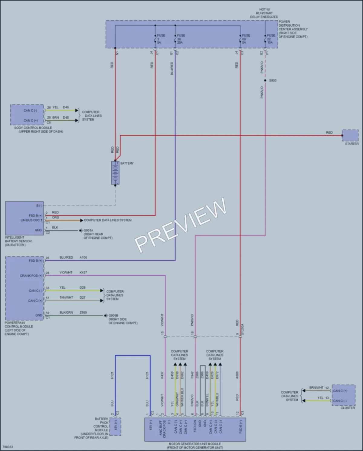 2022 Jeep WranglerUnlimited Starting Charging wiring diagram preview