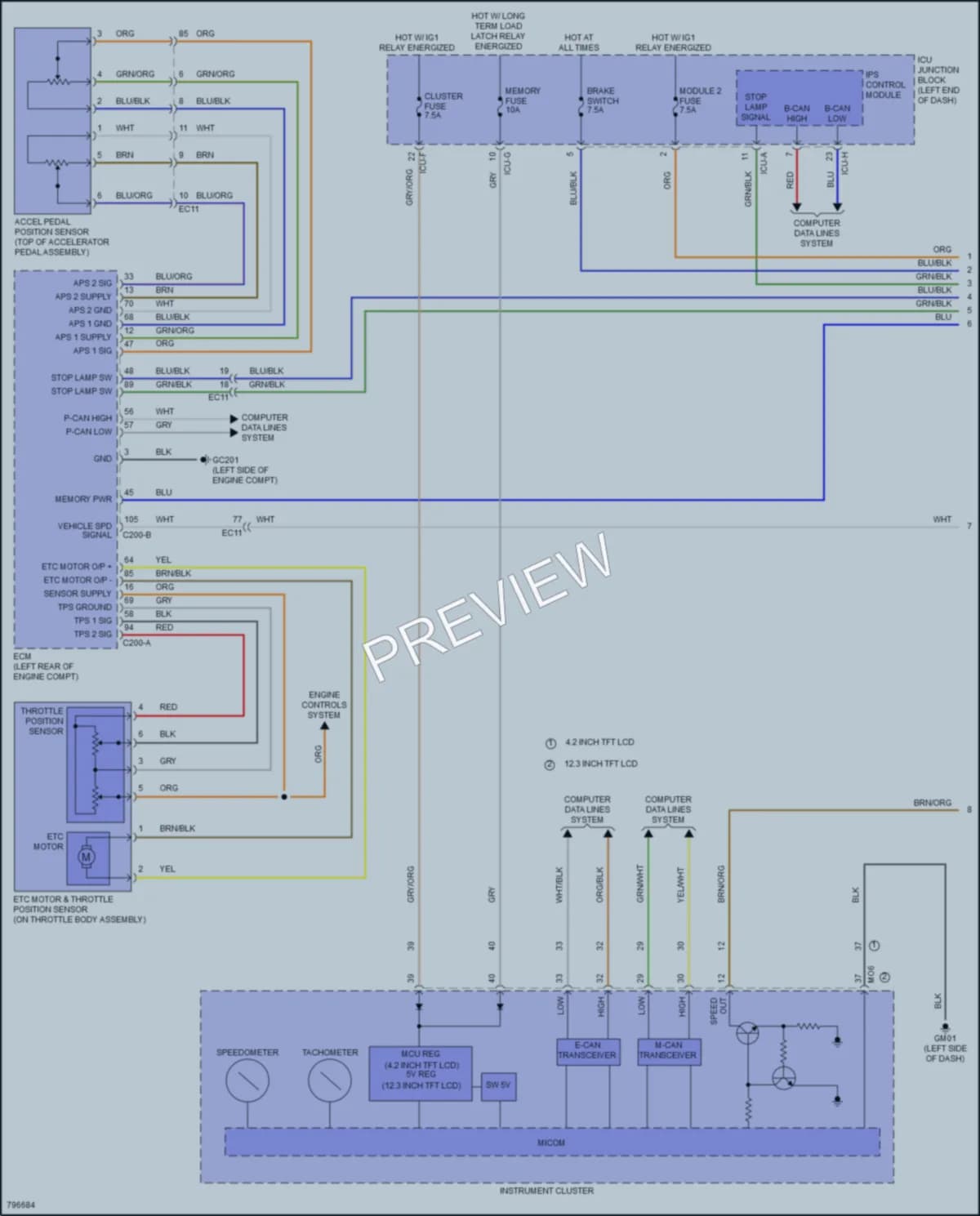 2022 Kia Carnival Cruise Control wiring diagram preview