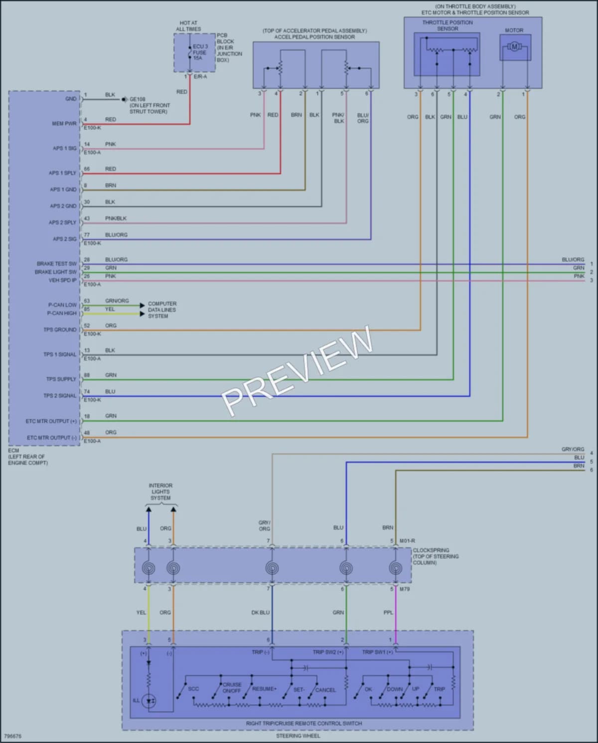 2022 Kia Forte5 Cruise Control wiring diagram preview