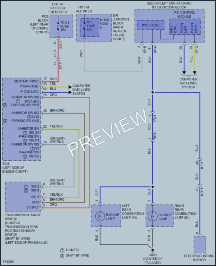 2022 Kia Stinger Exterior Lights wiring diagram preview