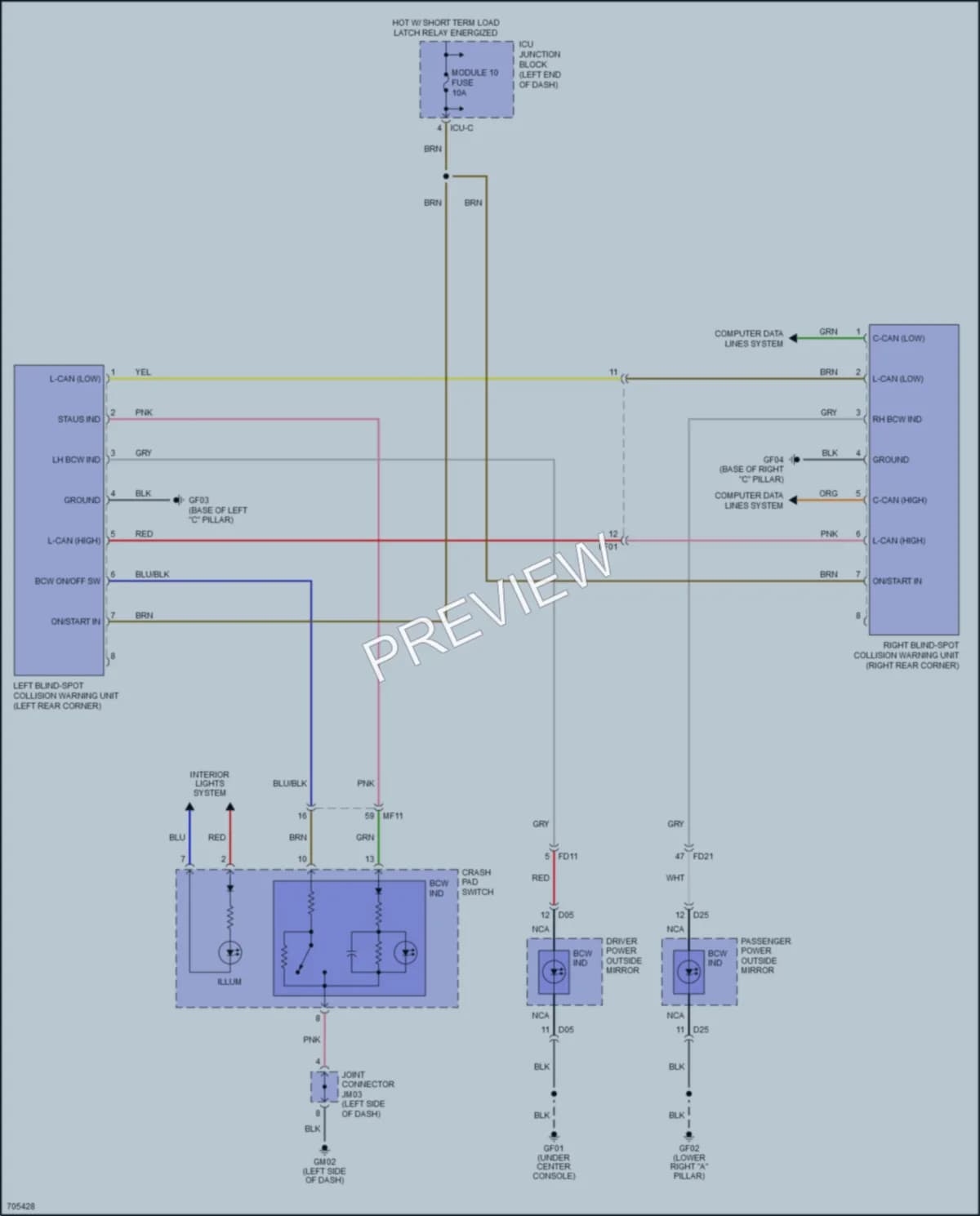 2022 Kia Telluride Navigation wiring diagram preview